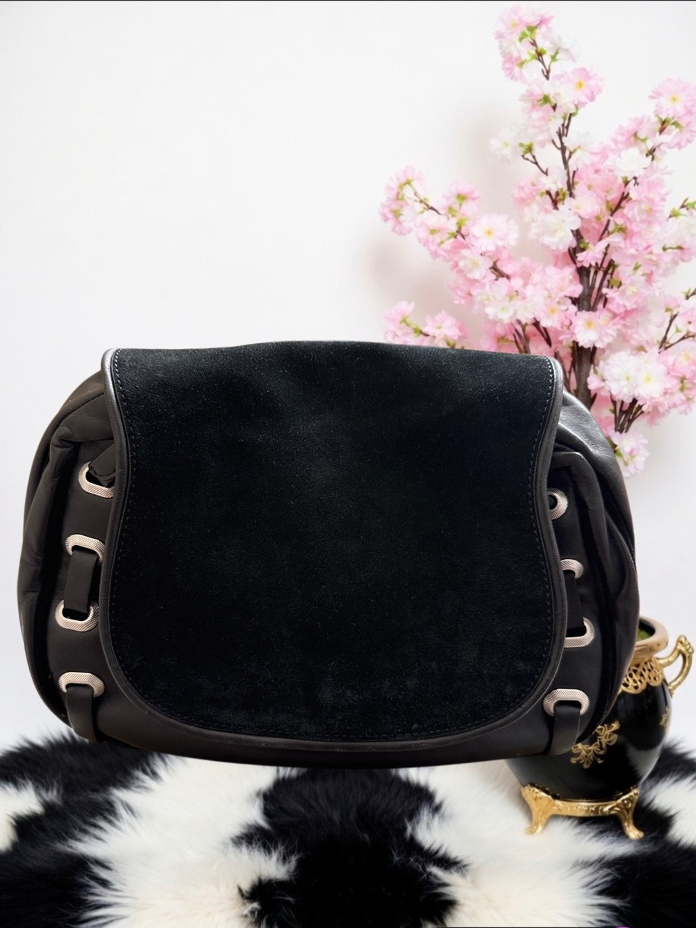 RAG & BONE PILOT LEATHER SUEDE CROSSBODY - Picture 2 of 8